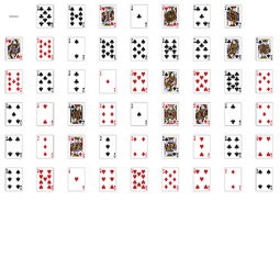 Poker Game Target 52 Up Front Back Lead Hot - 10 Pack - Guns and Rosas